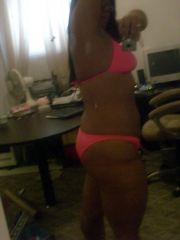 Still a work in progress...trying to get comfortable in this bikini for Vegas in July.  6.5 months post op. Down 80lbs.