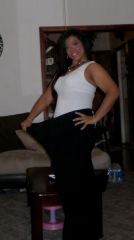 I was spotlighted in a weight loss challenge that my work is having. Here is the pic they used to send out to all the participants. Feeling great about my accomplishments. Me (now size 13) in my old 22's.