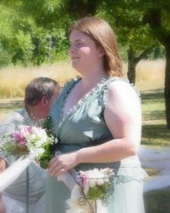 My sister's wedding July 2004. I was at my heaviest of 290 and stayed there until lap band.