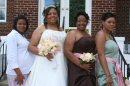 sisters wedding - that's me in the brown dress