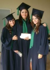 Graduation picture. Tallness. Oh yeah.
