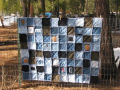 Kristy's Old Jeans Quilt 4 2008