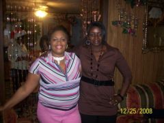 Me and my sister n law.  I think I lost about 10 to 15 lbs.