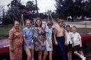 My mother and us in 1969.  I an the one in the brown dress.