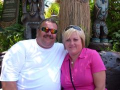 Lee and I at the Tiki room