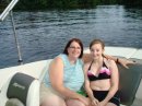 my youngest and I - on a friends boat in Rhode Island - August 2009