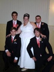 me and the boys at my wedding 8-8-08
