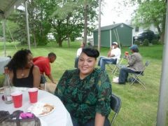 At a cookout (bad habits)