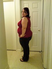 280lbs red side view 2.....down 19lbs. 10/10/2009