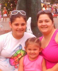 My girls and I at Holiday World last summer...