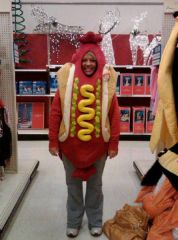 this is not my halloween costume...but I couldn't resist trying it on! lol I'm such a dork..