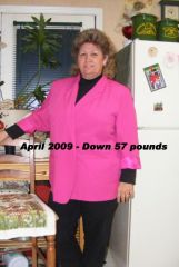 April 2009 - Down 57 pounds