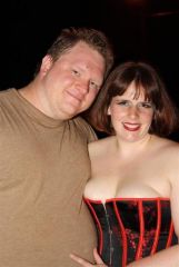me and my honey (boobies are the only bonus of being fat, you know that?)