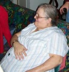 Company Christmas party in 2008, less than three months after I'd begun my presurgery diet.  I had a prime spot on the couch.
