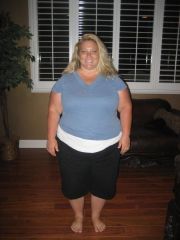 Start weight 270 =(
The night before my surgery..August 2008