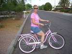 my pink bike august 2010