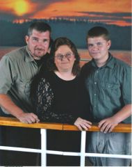 me on a cruise in 2008 with my husband and son