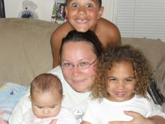 me with my son, daughter, and goddaughter june 2009