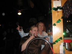 My mom and I doing Irish Car Bombs on my birthday, February 2009.