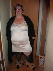 Halloween 2009as a younger version of Maxine(the cig is a painted dowel, I hate smoking) I really cant see where I have lost 25 #s before the surgery
