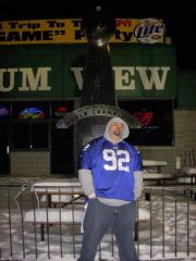 In GreenBay for the NFC Championship Game... Boy was it cold!!
