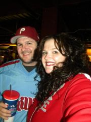 World series game 4! Me and my lil' brother...down 13 lbs:)