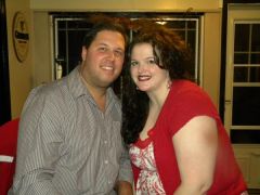 One month and 20 lbs gone :)   Me and my hubby!!