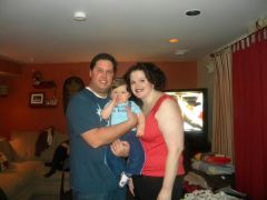 Me, hubby and the bday boy Reese!
Down 40lbs!