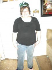 42lbs gone, my 1st pair of smaller jeans, Happy New Year!!!