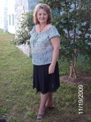 Janet at Four Mos post Lab Band, 49 lbs down, 51 more to go to goal!