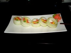 I'm a sushi lover, and this is how I enjoy it after surgery--riceless!