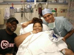 Me and my babe and my doctor  "I love those men"
