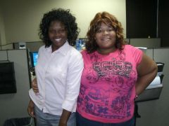 Me and my friend 40 pounds lighter 1 month out..Looking smaller