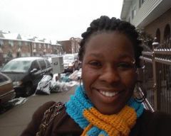 I loooove the winter. Been feeling so good, started crocheting again! Check out my fly scarf!