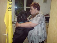 me and dylan he 11 stone rottweiler