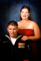 My husband and I at the Navy Ball '07.