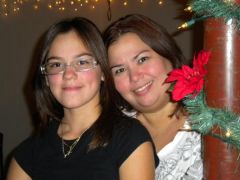 My beautiful and so sweet daughter Paola and I.