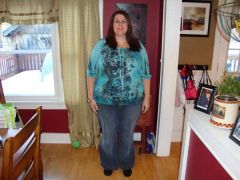 9 weeks post op - 259 pounds - this shirt is an XL (I haven't worn an XL in 20 years!!!)