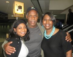 Danny Glover, me & my former co-worker Mae in New Orleans.  This was in the beginning of 2007 before the weight started coming off..