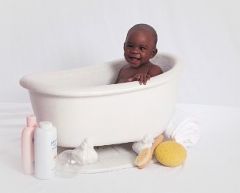 Aaron posing in the tub