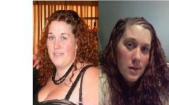 Side by side on left I was 254 my highest and on the right is me at 223.  Double chin is gone :-)  YAY!!