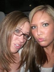 Me & one of my best friends, Amanda. I'm guessing this is summer 2007.