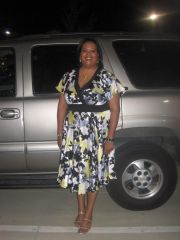 2007 picture, not sure how much I weighed but the dress was a size 22 or 24..... UGH.........