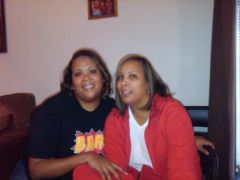 Me and my twin sister. I am on the left. Down 21 lbs.
