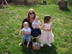 Easter with the grandbabies.  Feeling good!