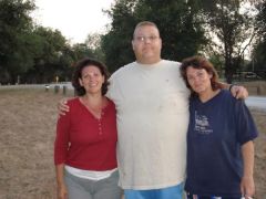me and my cousins Frankie and Sherry at lake camanche. 9-09