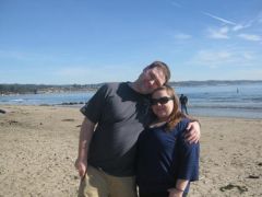 Aaron and I on @ Capitola Beach.