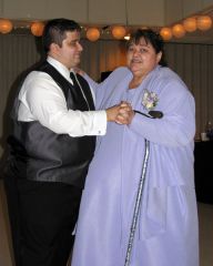 The Groom and The Mother of the Groom, dancing.