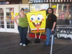 Spongebob!!!!!... and my fianc?.

I can't help but think Spongebob REALLY likes me too. lol

(San Francisco, 2009)