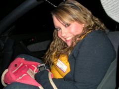 Halloween 2008, down about 55 pounds, I had to dress up at work, I was a bee!